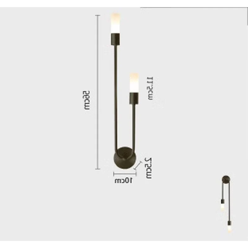 Elegante Doppelte Wandlampe