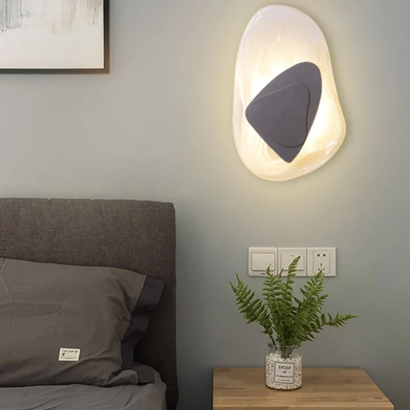 Künstlerische Wandlampe