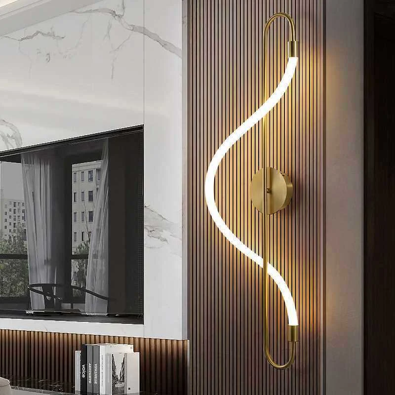 Künstlerische LED-Wandlampe