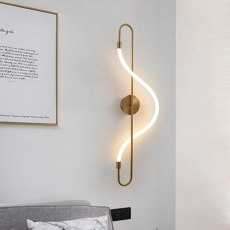Künstlerische LED-Wandlampe