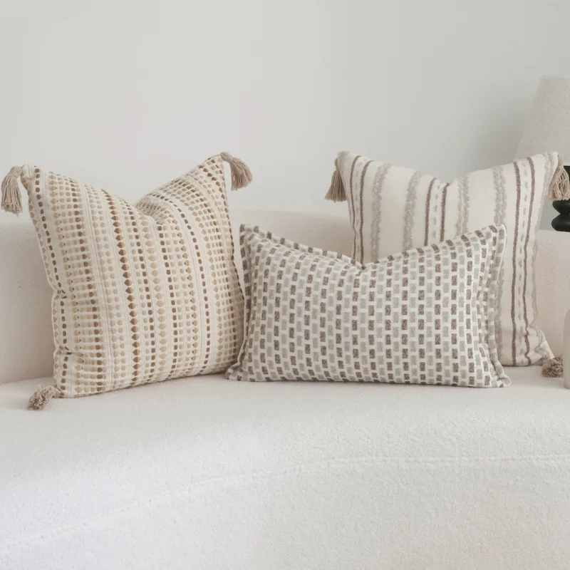 Strukturiertes gewebtes Wurfkissen für Sofa-Dekoration