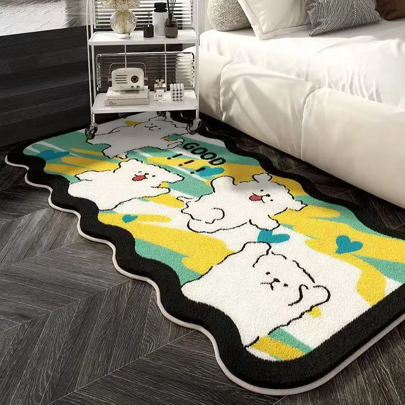 Cartoon Hund-förmiger dekorativer Teppich für den Wohnbereich