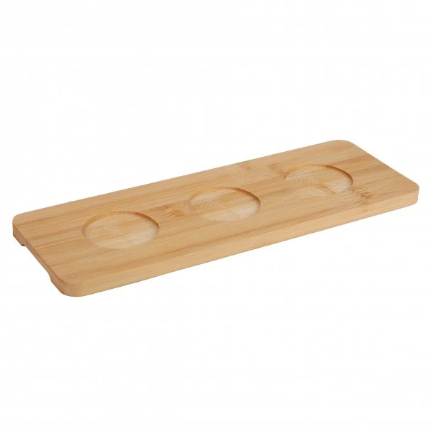 Serviertablett mit Dipschälchen, 4-tlg.