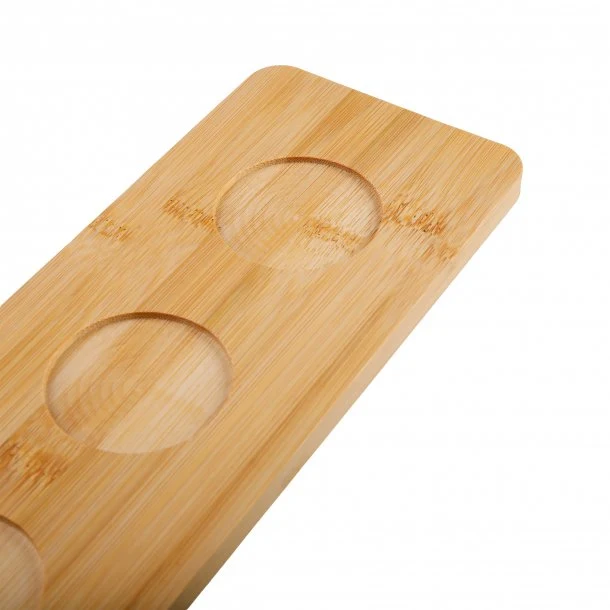 Serviertablett mit Dipschälchen, 4-tlg.
