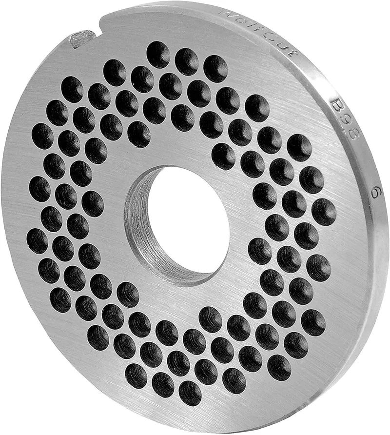 WOLFCUT - Fleischwolfscheiben kompatibel mit allen gängigen Fleischwolf Marken Größe B98 INOX