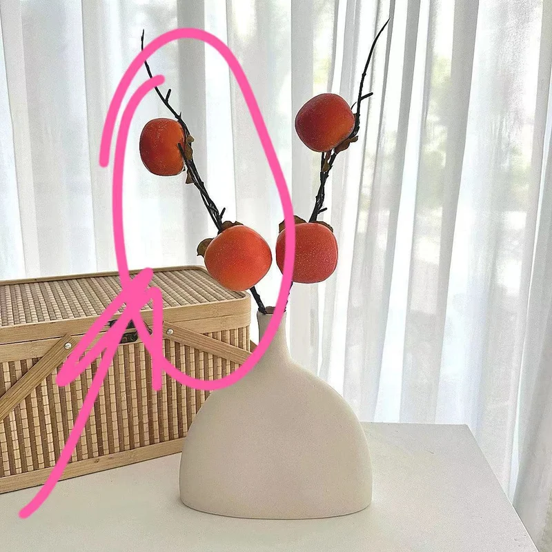 Dekorative Obstzweigvase für die Wohnkultur
