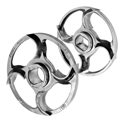 WOLFCUT - Fleischwolfscheiben oder Messer kompatibel mit allen gängigen Fleischwolf Marken Größe H82 INOX
