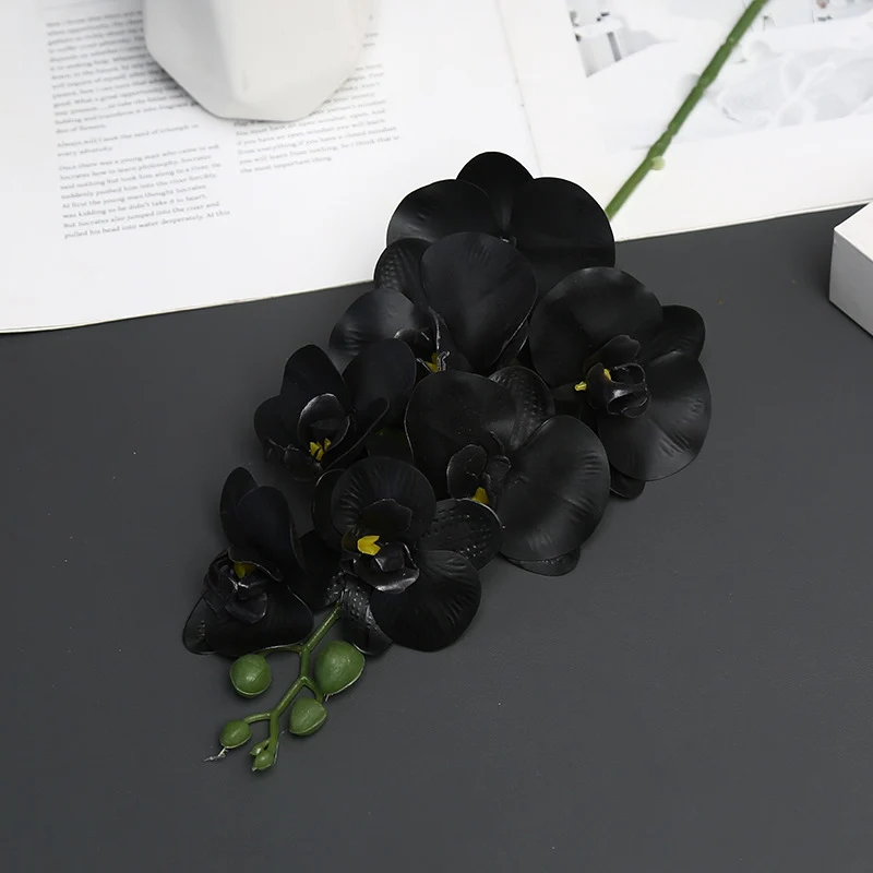 Realistische künstliche Orchideen-Stiel-Anordnung
