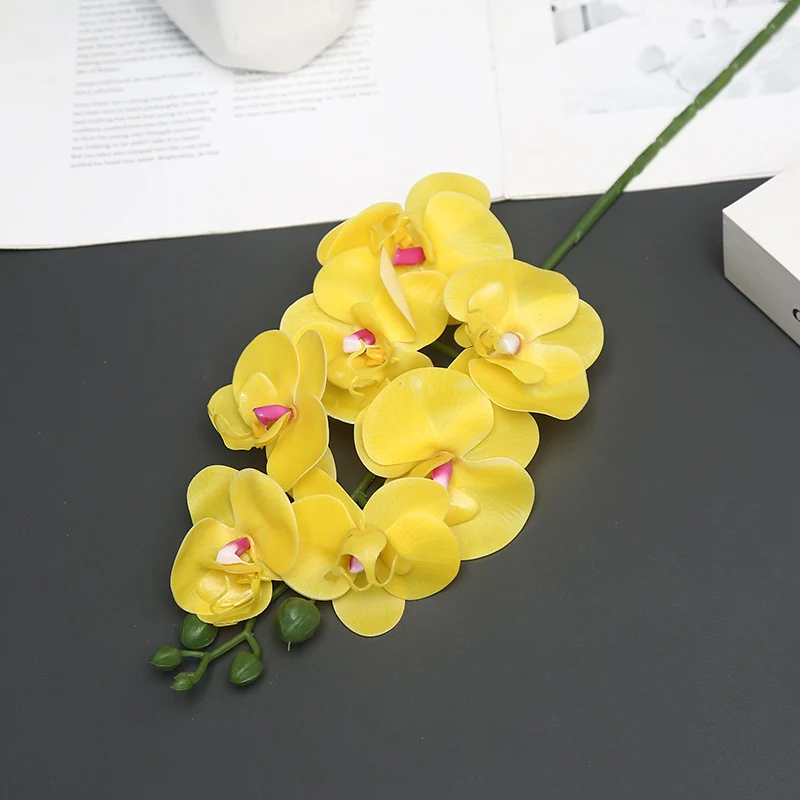 Realistische künstliche Orchideen-Stiel-Anordnung