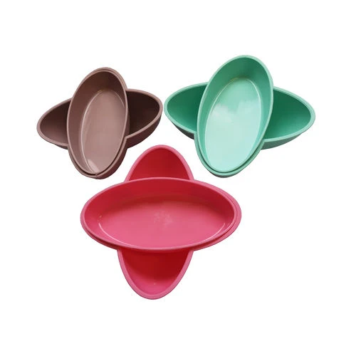 Snackschale Servierschale 2 in 1 Set aus Kunststoff