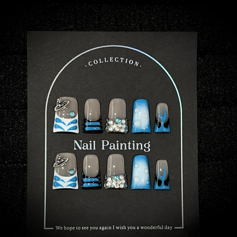 Kreative 3D Press-On Nagelkunst Kollektion