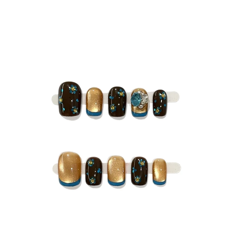 Künstlerisches Press-On Nagelkunst Set