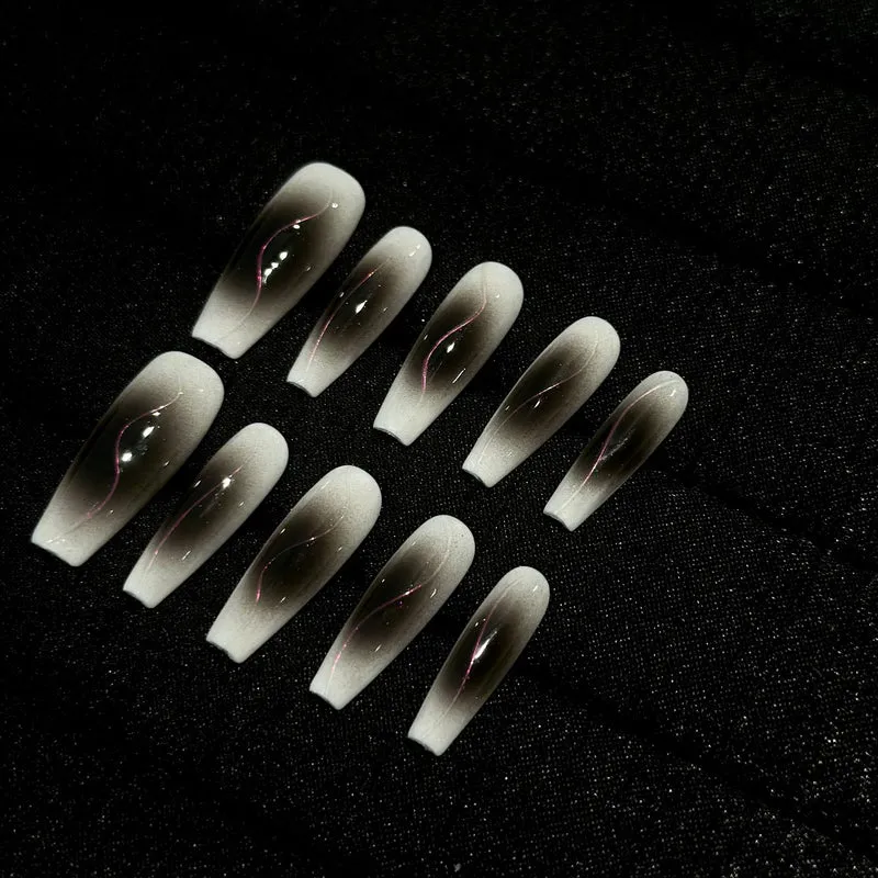 Künstlerisches Ombre Nagelset