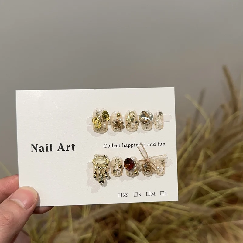 Künstlerisches Edelstein Nagelkunst Set