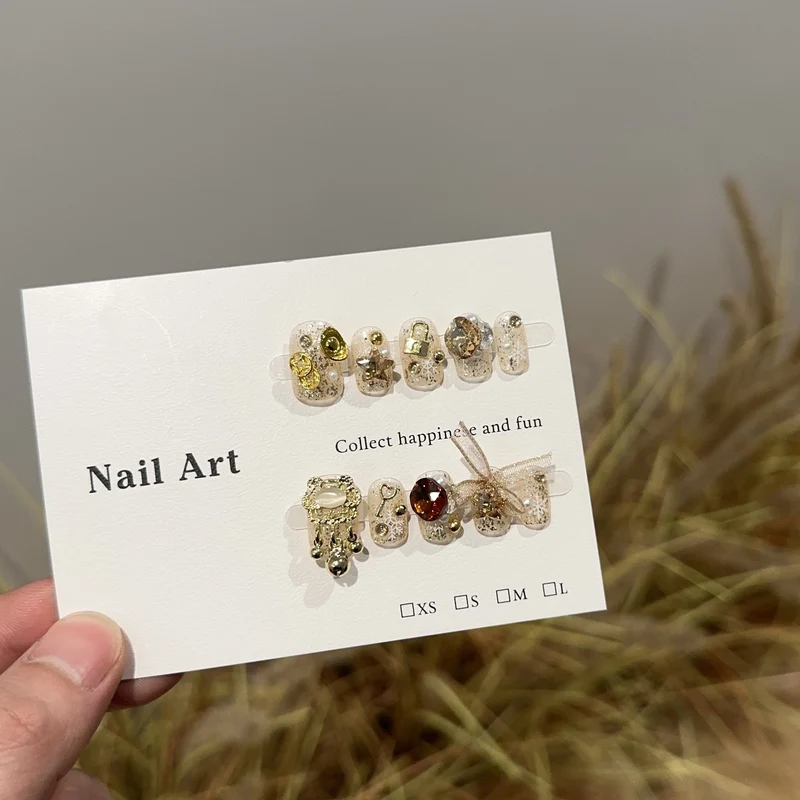 Künstlerisches Edelstein Nagelkunst Set