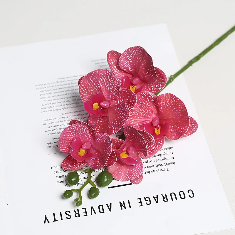 Realistische Orchideenblütenstängel