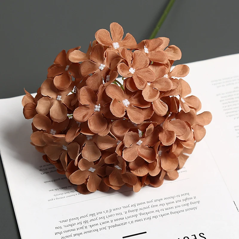 Realistische Florale Hortensienstiel