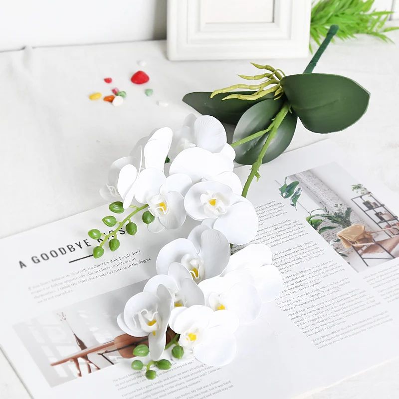 Lebensechte künstliche Orchideenstammarrangement