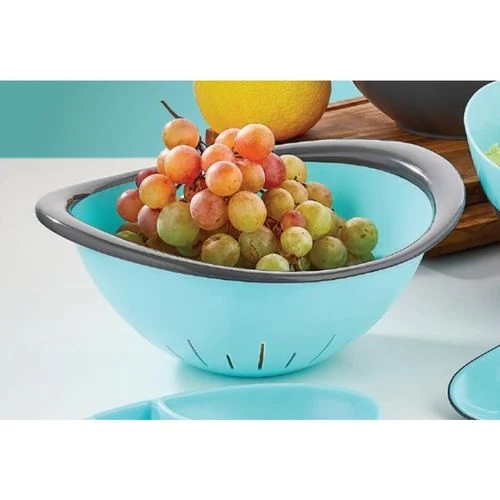 Zweifarbige Salatseiher, Sieb 2500 ml in 3 Farben