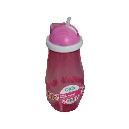Chico Wasserflasche mit Strohhalm in 2 Farben 400 ml.
