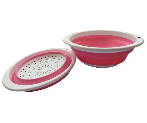 Klappbares Sieb oval 23 cm in 2 Farben