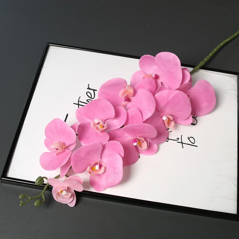Faux-Orchideenblütenstiel für die Heimdekoration