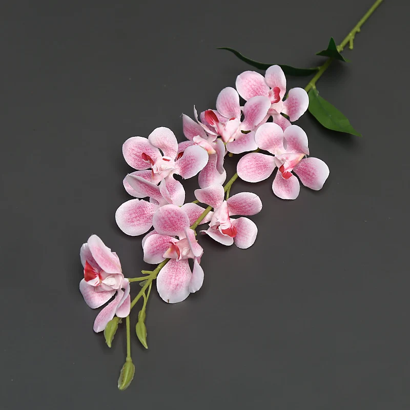 Elegante Faux-Orchideenstängel für die Heimdekoration