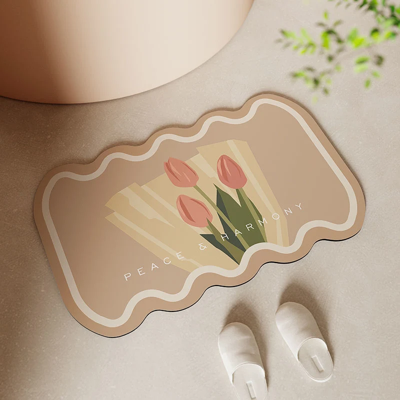 Florale dekorative Teppichmatte für die Wohnkultur