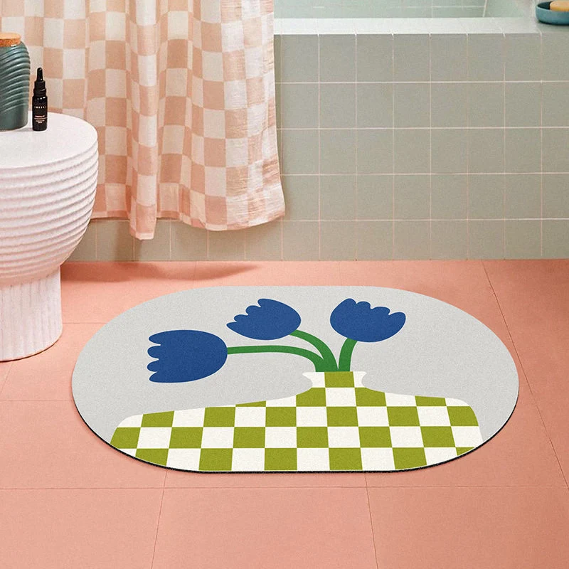 Florale dekorative Teppichmatte für die Wohnkultur