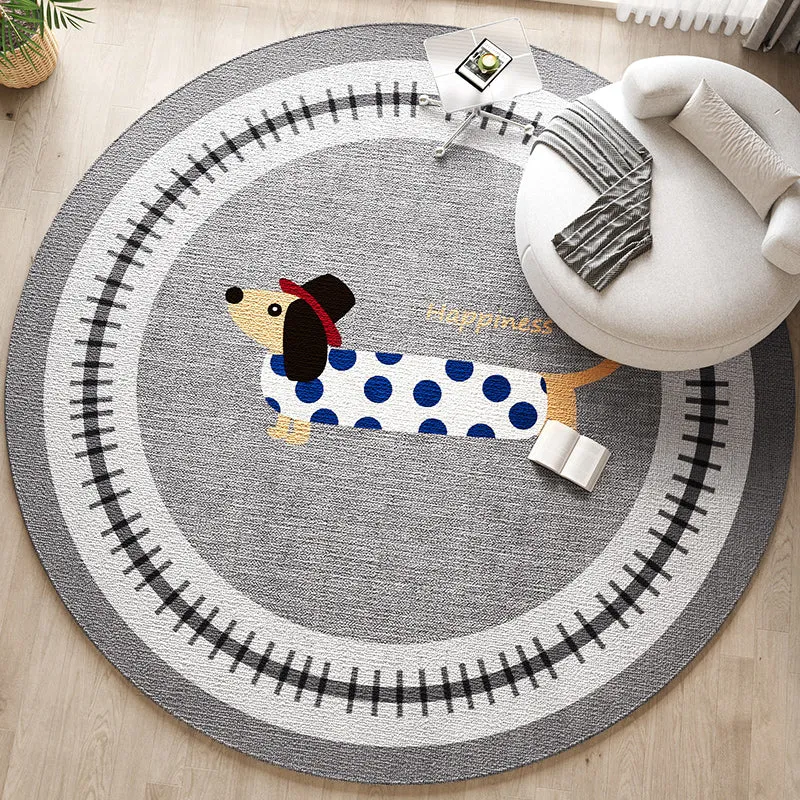 Dekorativer hundethemed Bereichsteppich für die Wohnkultur