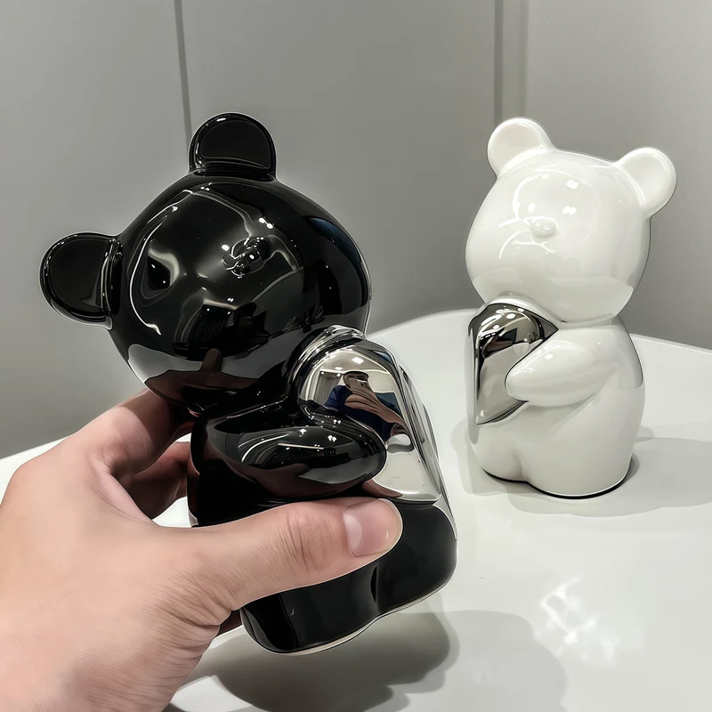 Süße Bärenfigur für die Wohnk dekoration