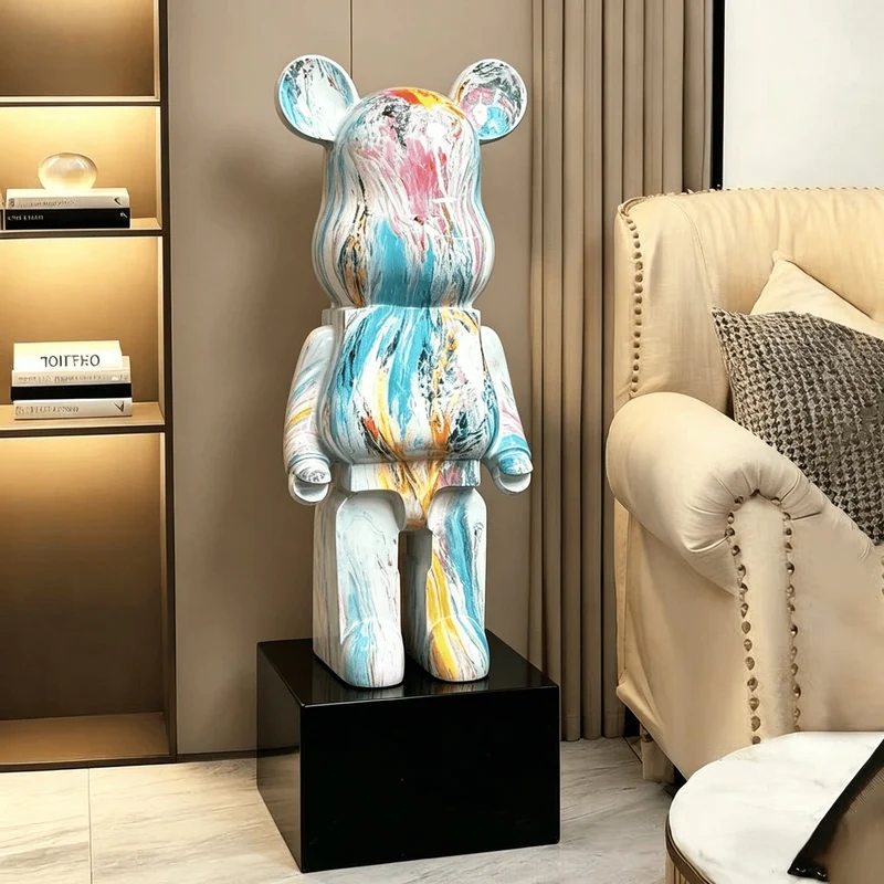Künstlerische Bärenfigur für die Innenraum-Dekoration
