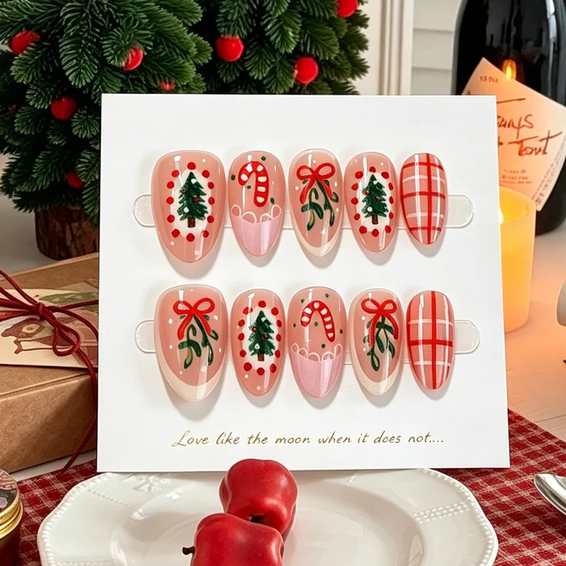 Artistisches Design Press-On Nail Set