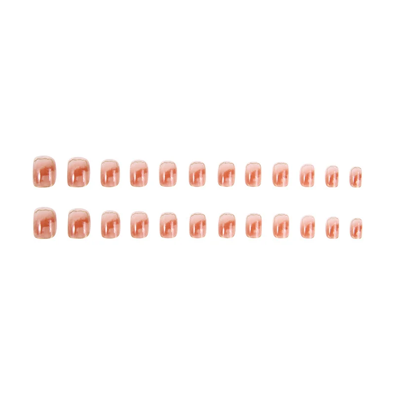 Glänzendes natürliches Nagelkunst-Set