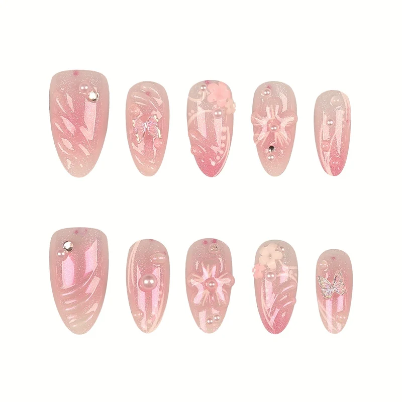 Glamouröse Press-On-Nagelspitzen