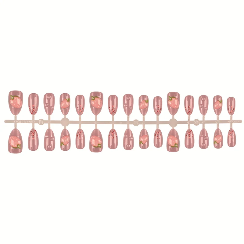 Blumeninspiriertes Press-On Nagelset
