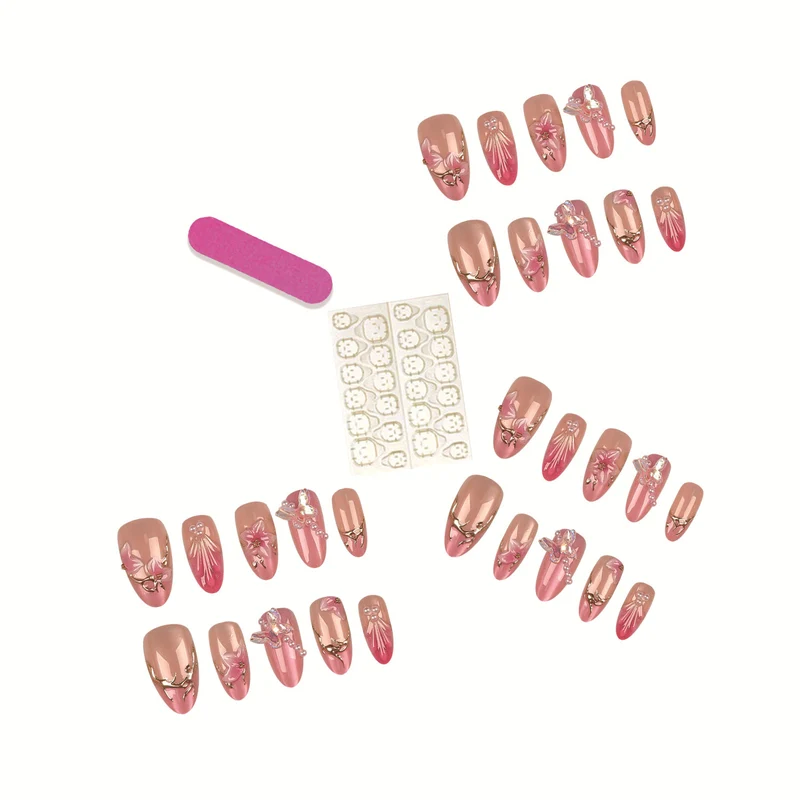 Blumenkunst Press-On Nagelset 1790956094