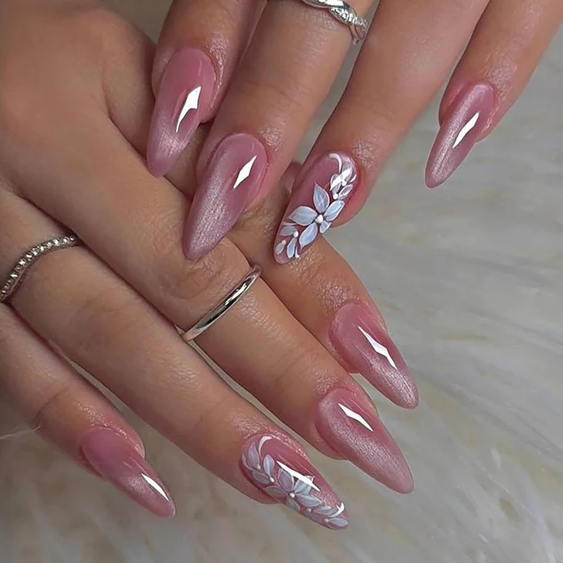 Elegantes Stiletto-Nagelkunst-Set