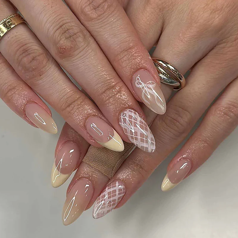 Elegantes Stiletto-Nagelkunst-Set