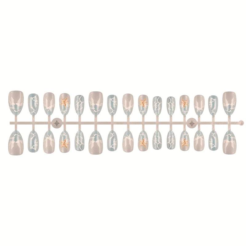 Elegante Press-On Nagelspitzen Set