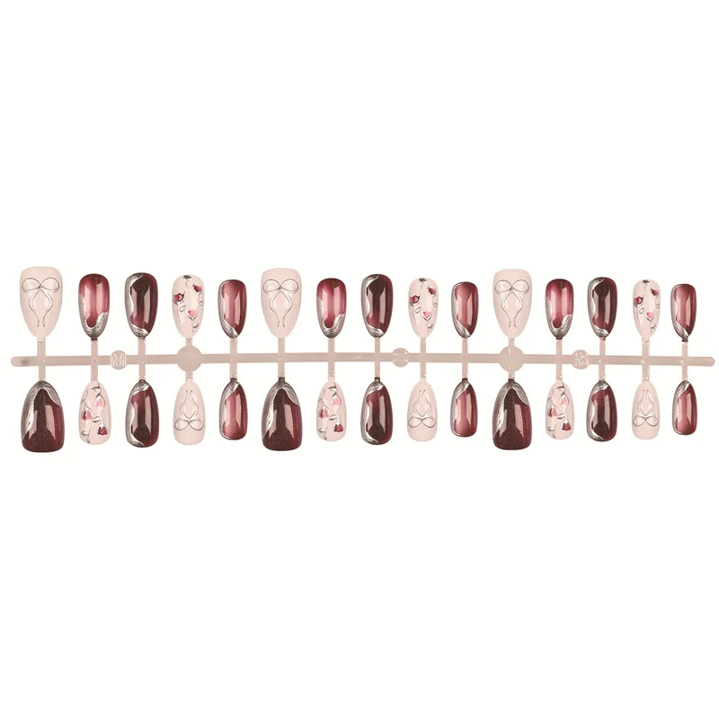 Elegante Press-On Nagelspitzen Set