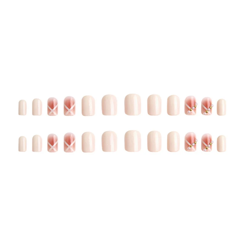 Eleganter Druck-Nagel-Set