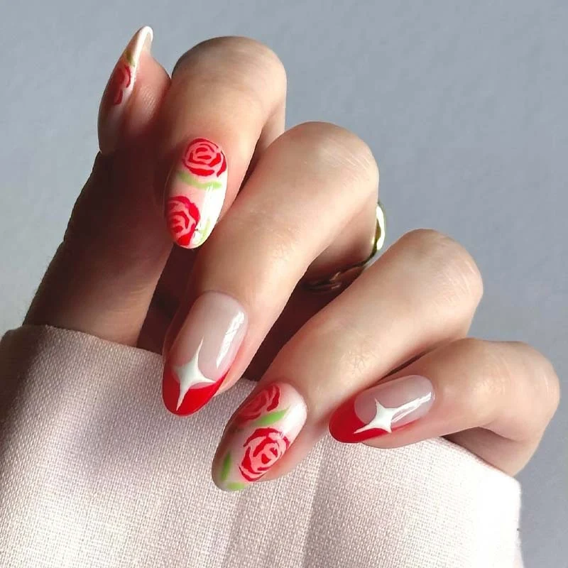 Dekorative Nagelkunst
