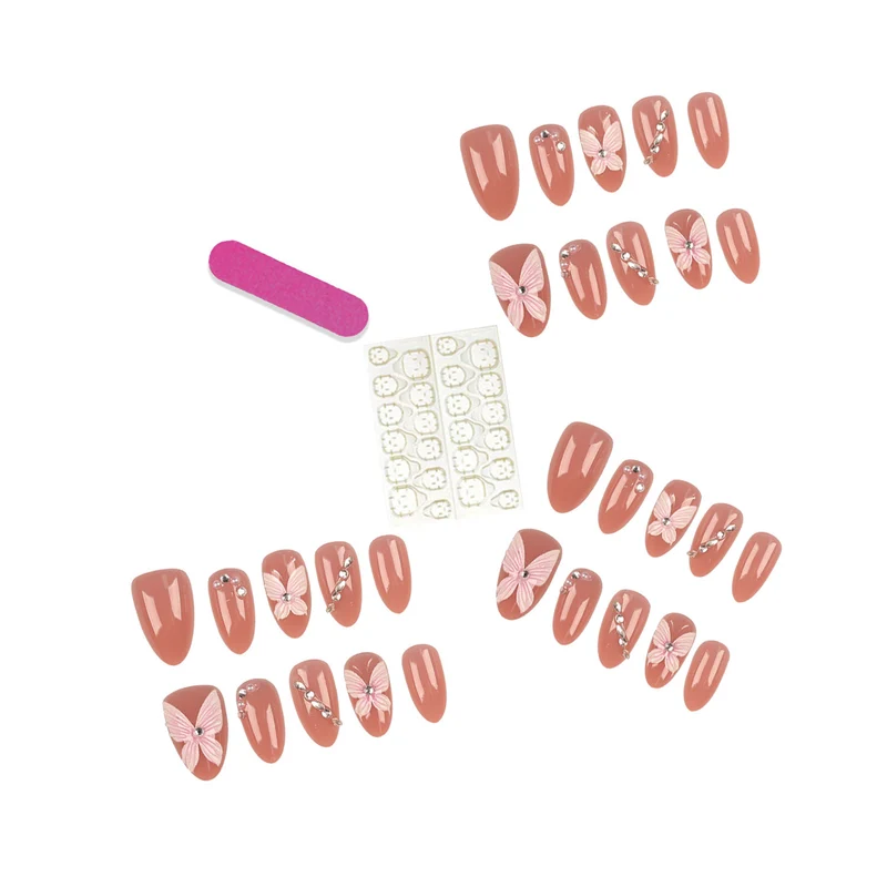 Dekoratives Floral Nagel Kit