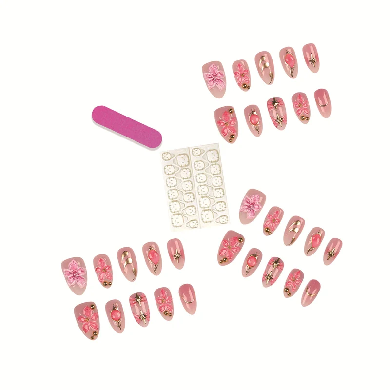 Dekoratives Florales Nagelkunstset