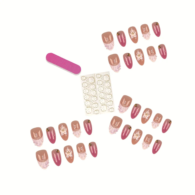 Künstlerische Press-On Nagelspitzen Set