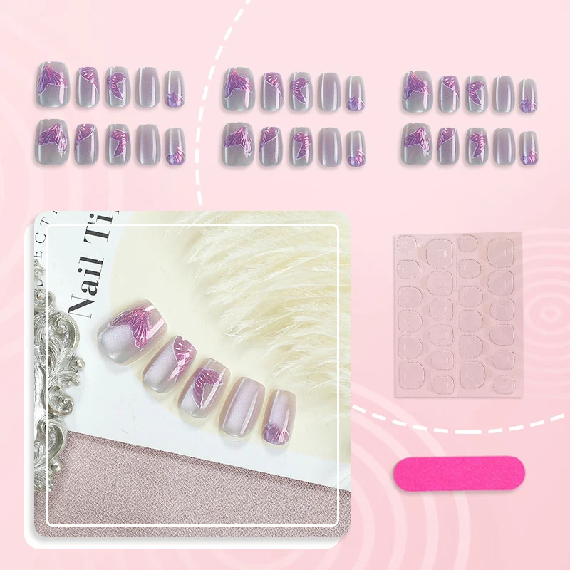 Künstlerisches Press-On Nageldesign Set 1790738581