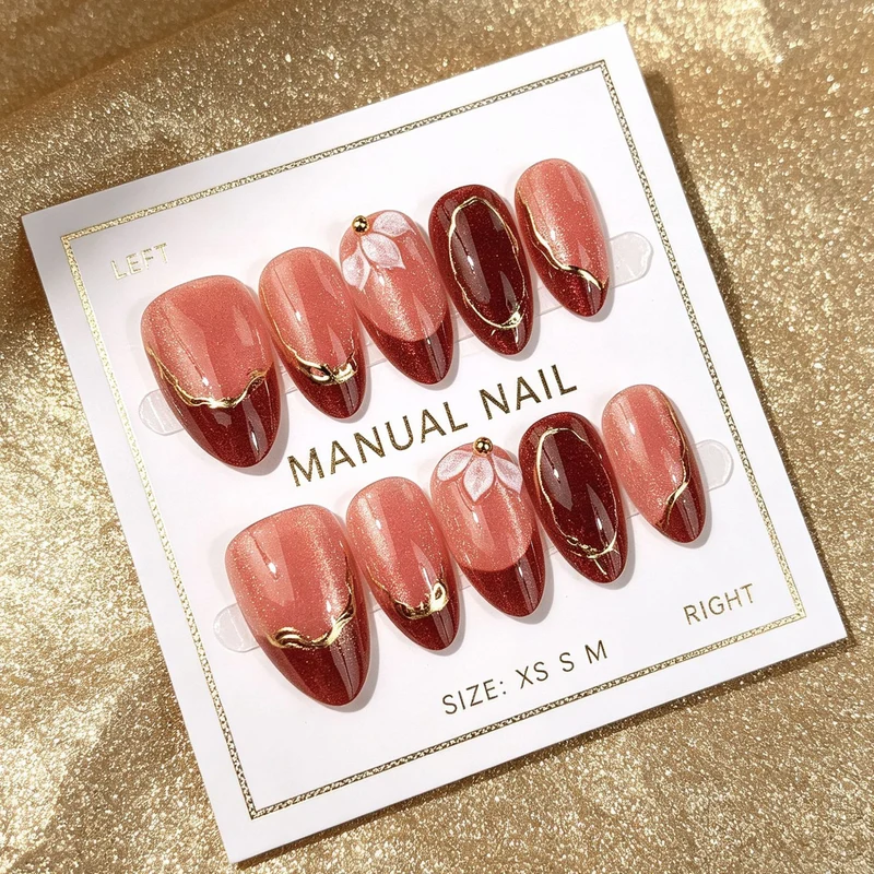 Künstlerisches Maniküre Press-On Nagelset