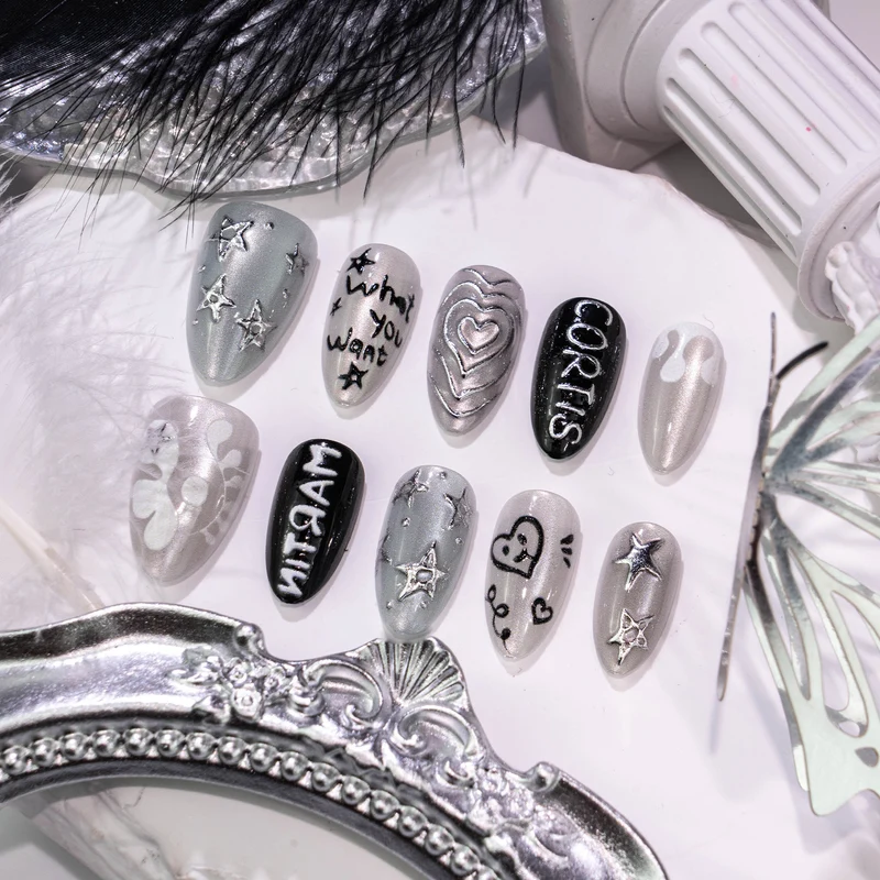 Künstlerischer Ausdruck Press-On Nagelset