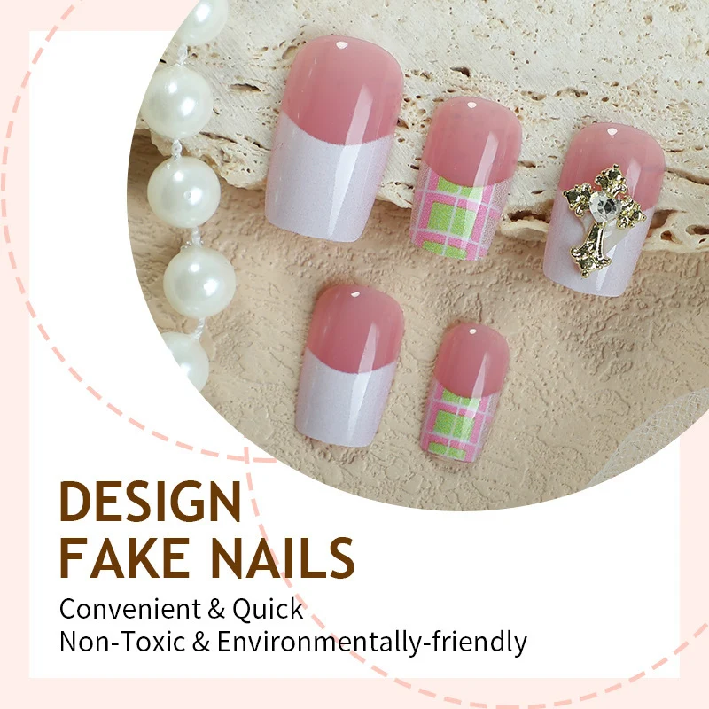 Kreatives Dekoratives Press-On Nail Set